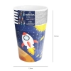 Kubeczki na urodziny kosmos rakieta planeta 8x